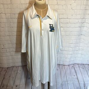 Nike FIT Dry University of Delaware Polo Shirt Men XL white